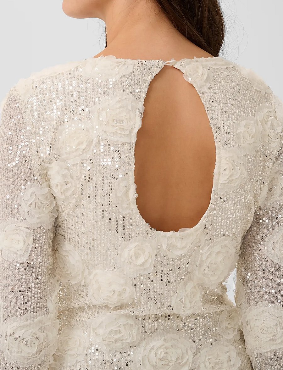 Culture - CUSUSAN DRESS - cocktail dresses - whitecap sequins - 5