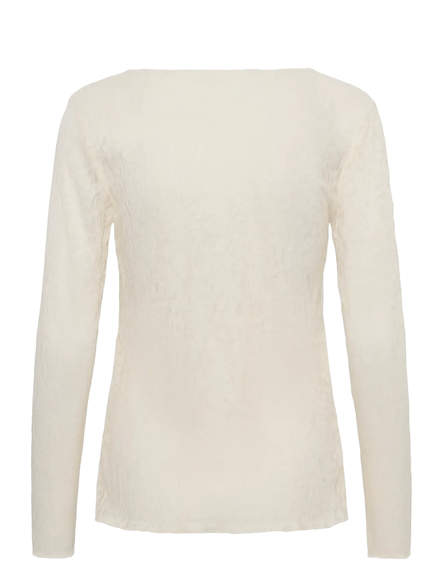 Culture - CUCINDY BLOUSE - langærmede bluser - gardenia - 1