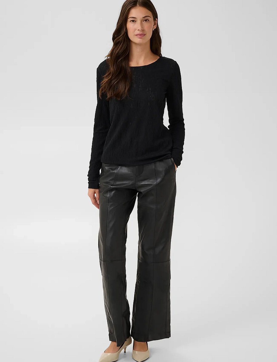 Culture - CUCINDY BLOUSE - long sleeved blouses - meteorite - 3