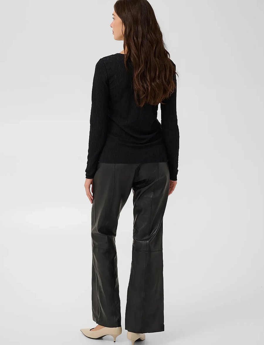 Culture - CUCINDY BLOUSE - long sleeved blouses - meteorite - 4