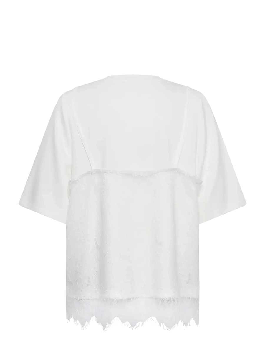 Culture - CUKARLA CHABRINA T-SHIRT - t-shirts - gardenia - 1