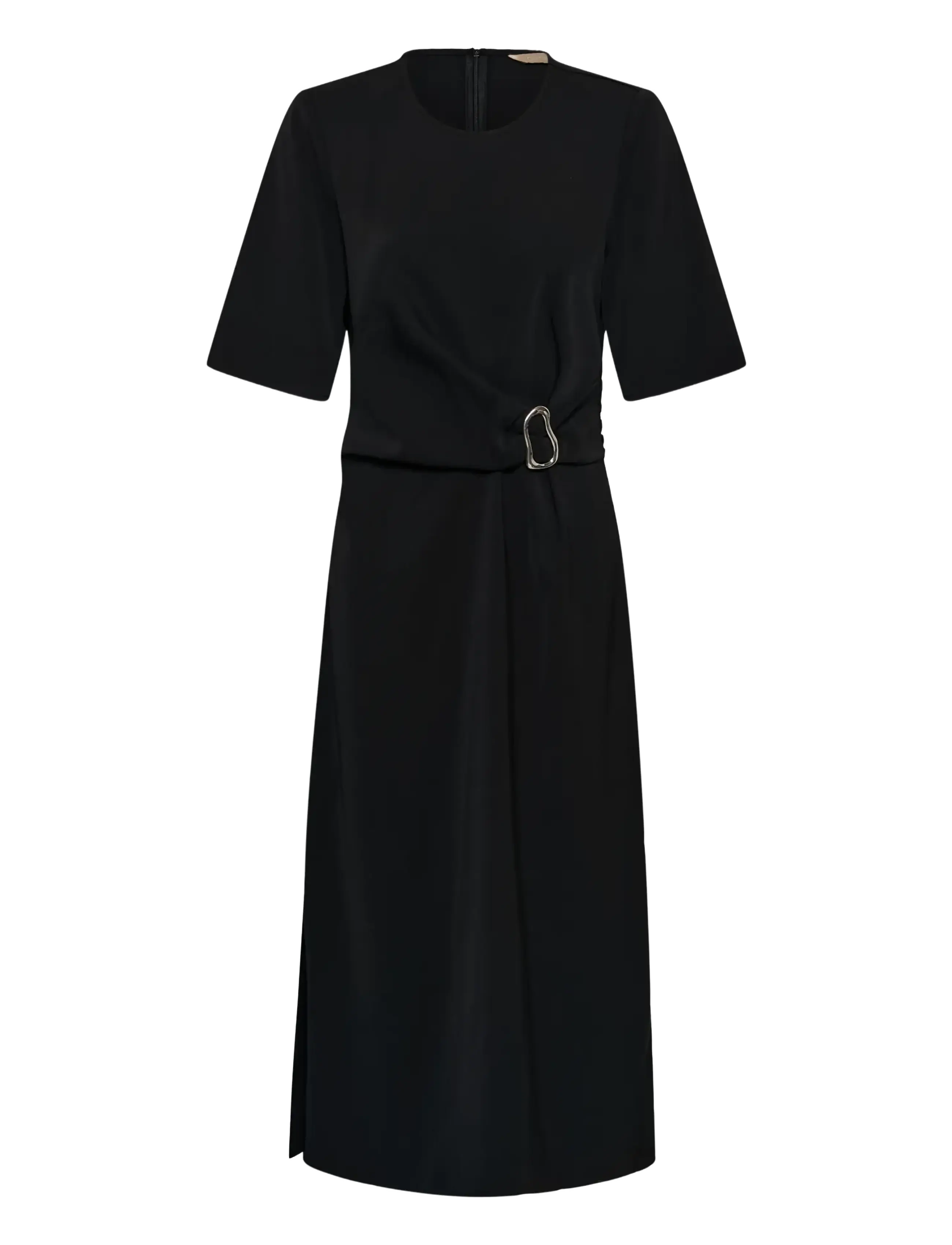 Culture CUARAM SS DRESS - Clothing - METEORITE / black
