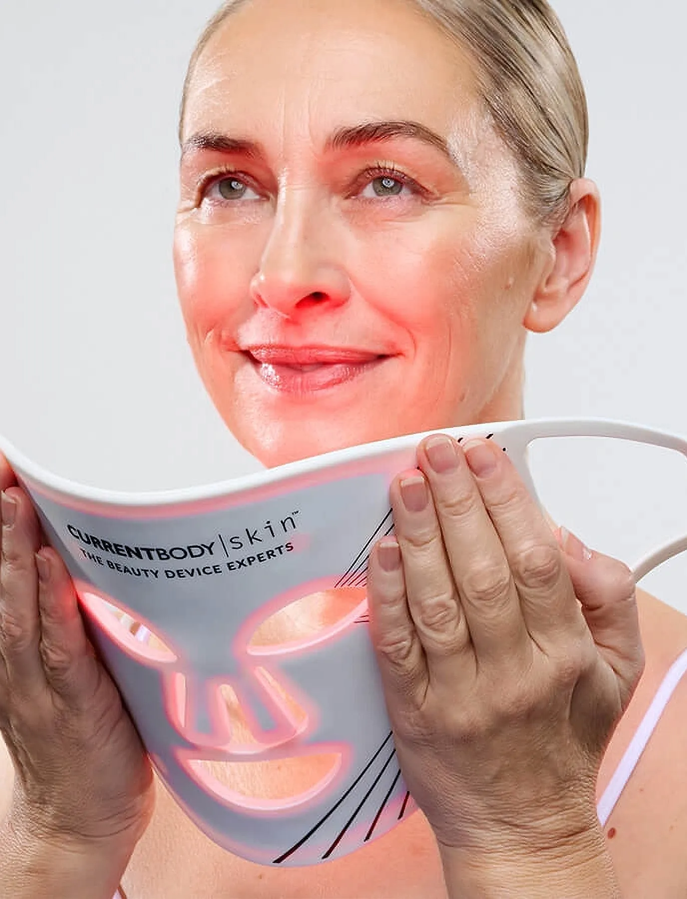 CurrentBody Skin Currentbody Skin Led Light Therapy Face Mask, One Size, White, Hudpleje > Skønhedsteknologi, Dame