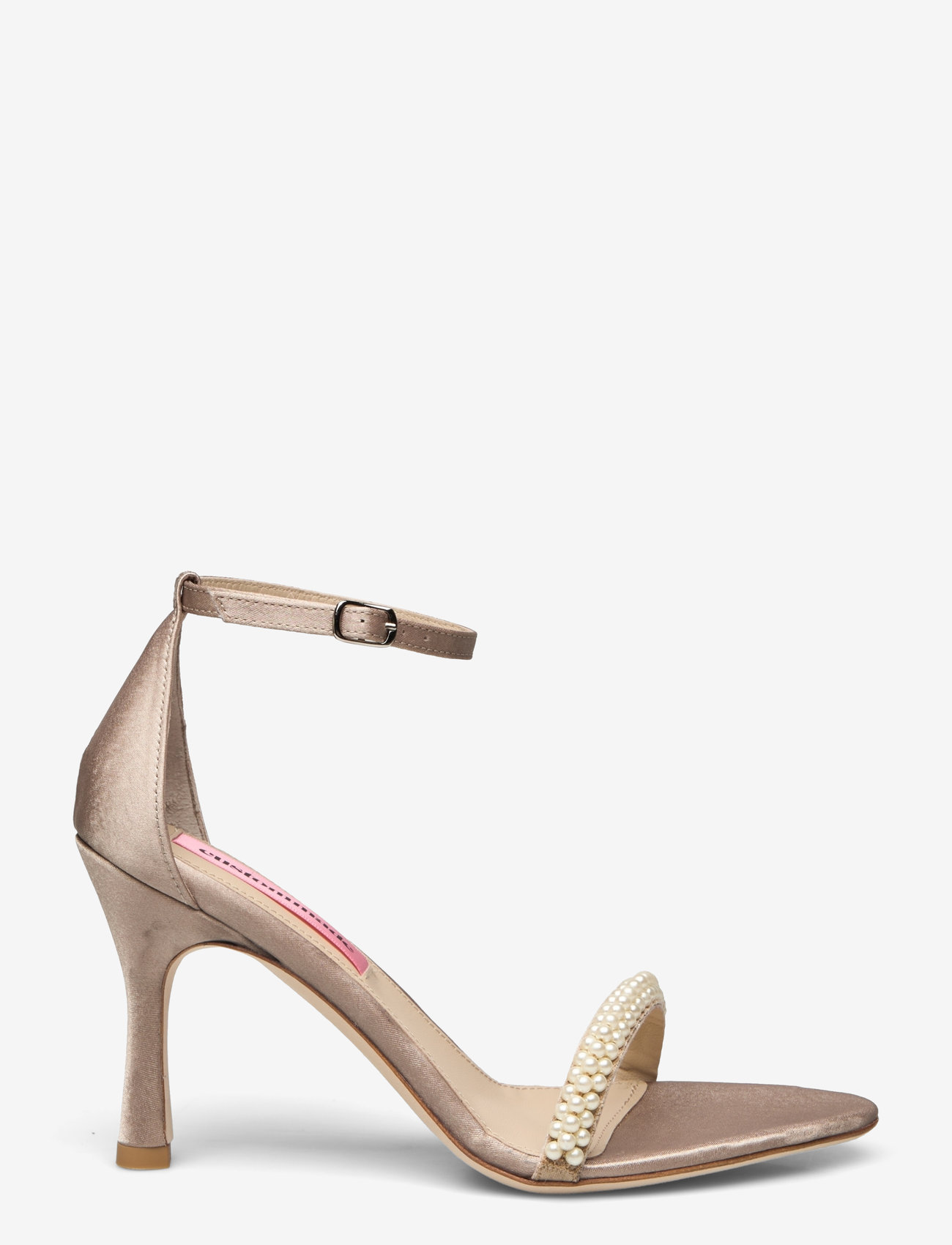 Custommade - Alma Satin Pearl - aukštakulnės basutės - 615 travertine - 1