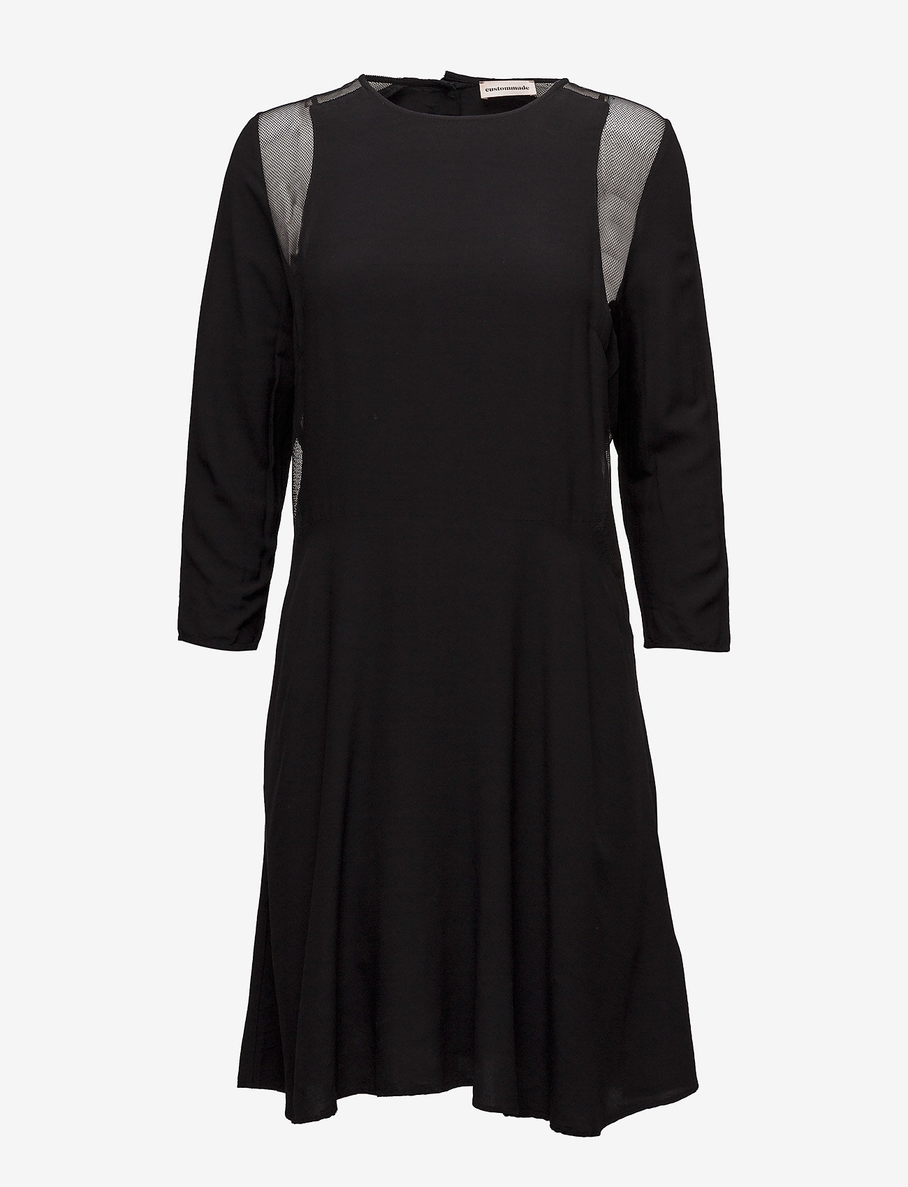 Custommade - Bahja - midi dresses - anthracite black - 0