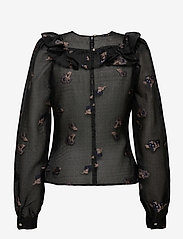 Custommade - Rinda - long-sleeved blouses - anthracite black - 1