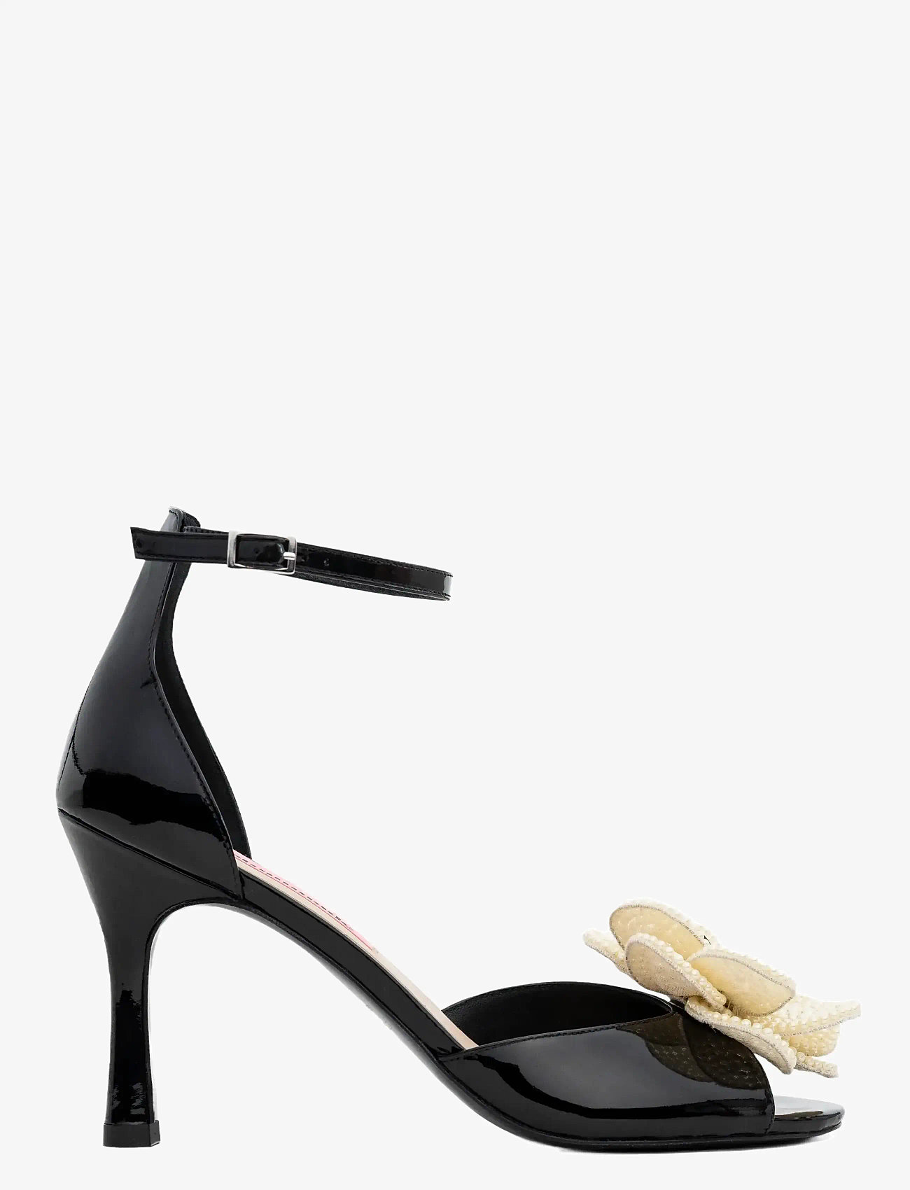 Custommade - Seduction Pearl Flower - peeptoes - black - 0