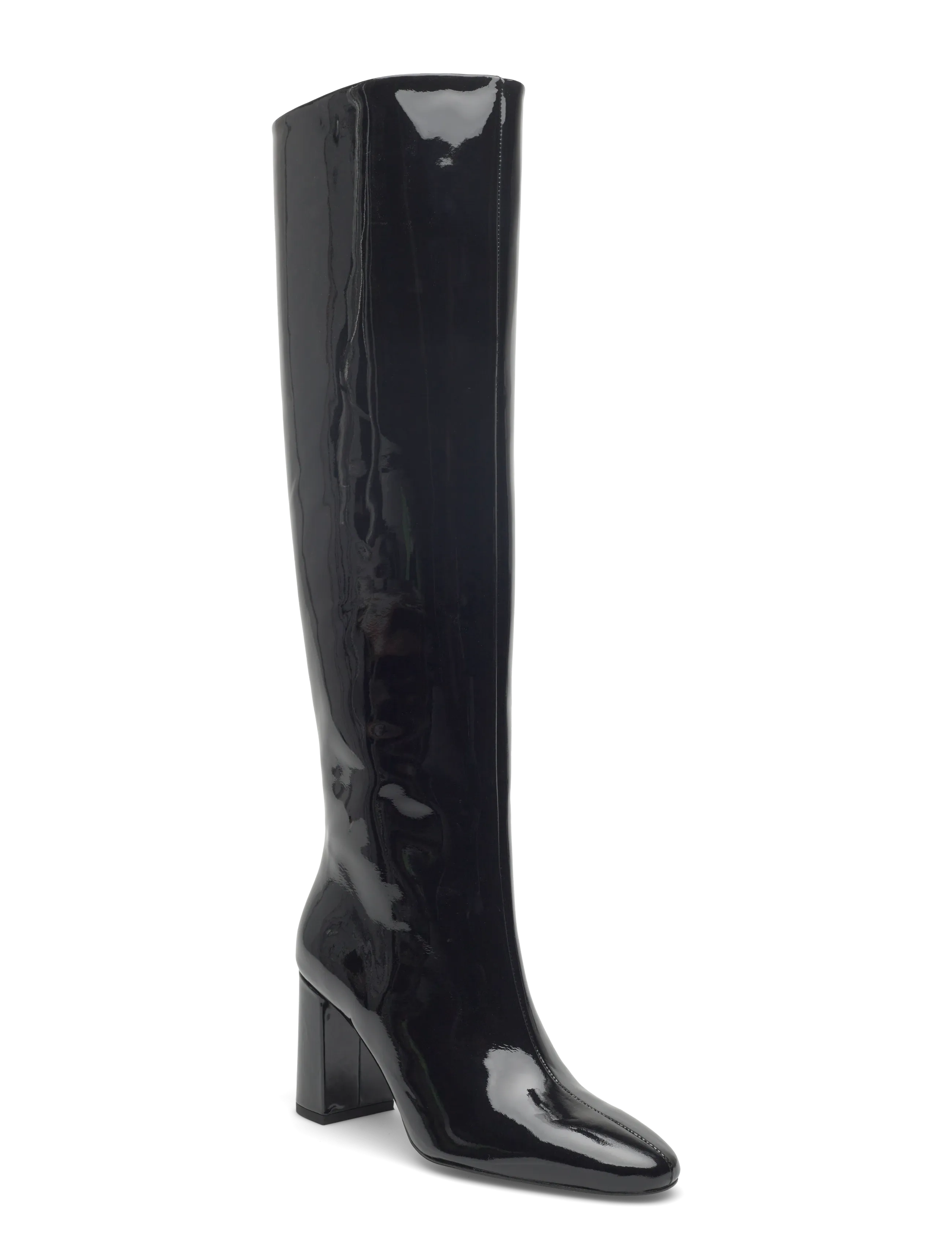 Custommade Passion patent leather boot - Støvler - BLACK / black