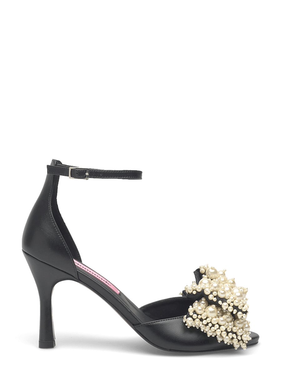 Custommade - Celine Pearl - korolliset sandaalit - black - 1