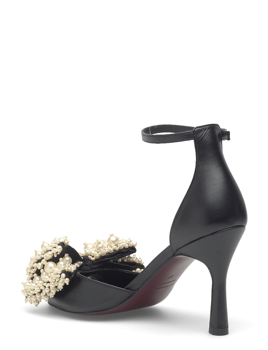 Custommade - Celine Pearl - korolliset sandaalit - black - 2