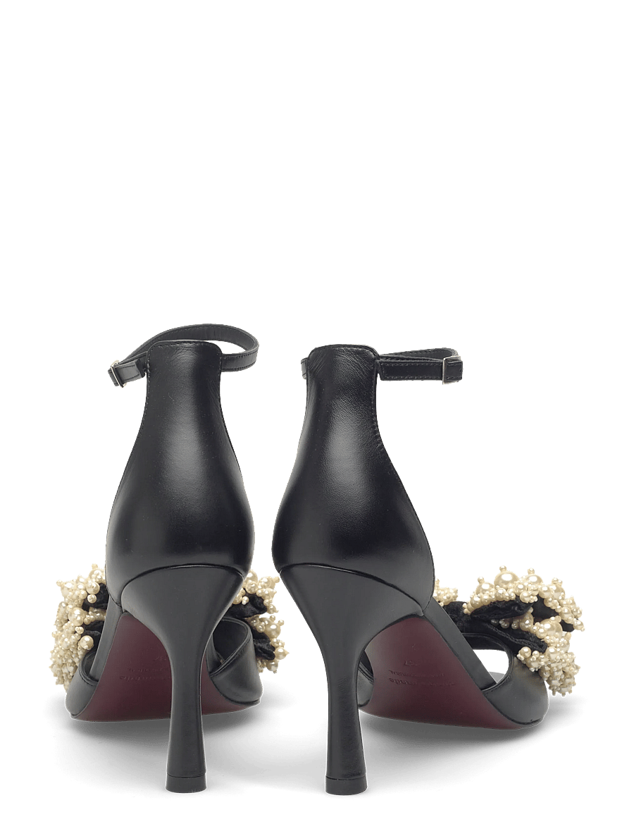 Custommade - Celine Pearl - korolliset sandaalit - black - 4