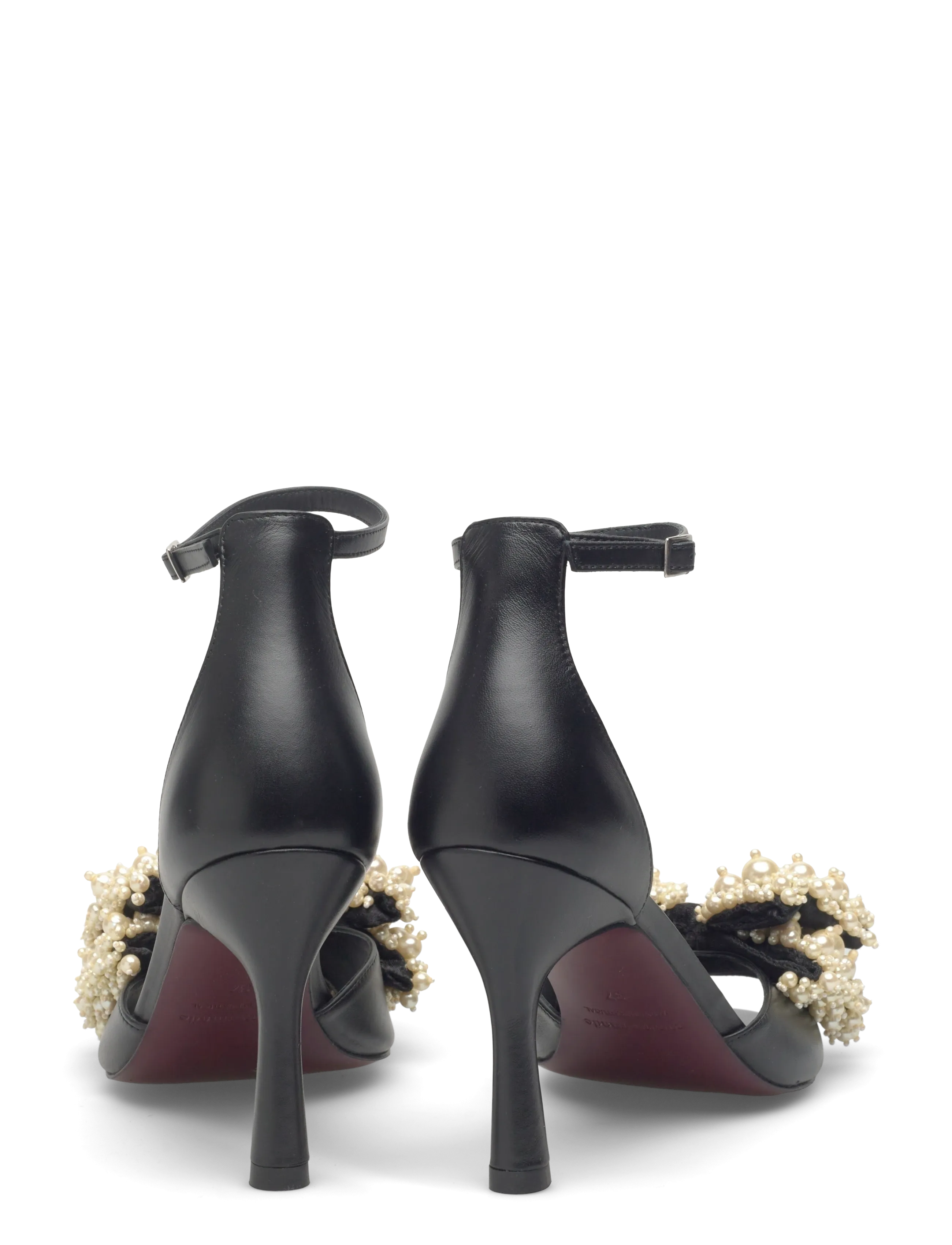 Custommade - Celine Pearl - sko med hæl - black - 4