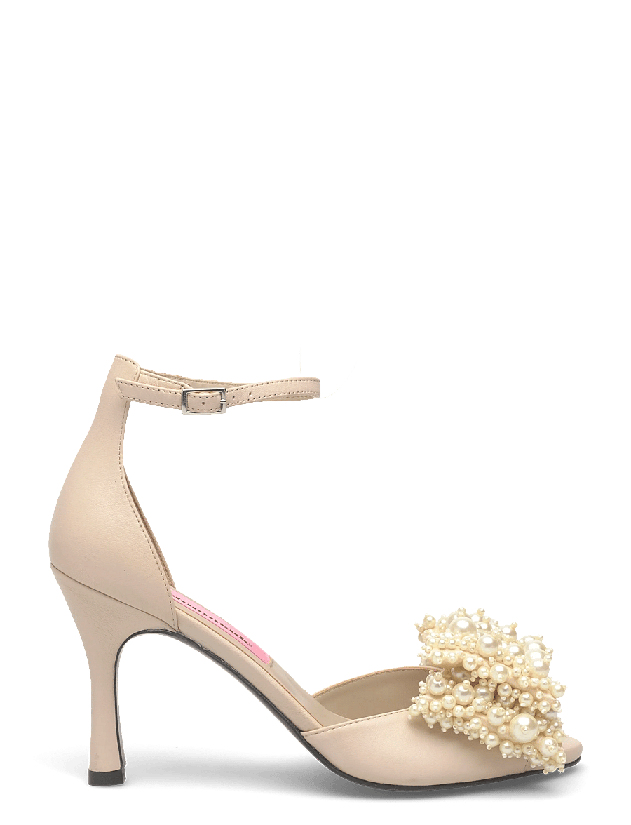 Custommade - Celine Pearl - sandaler med hæl - cream - 1