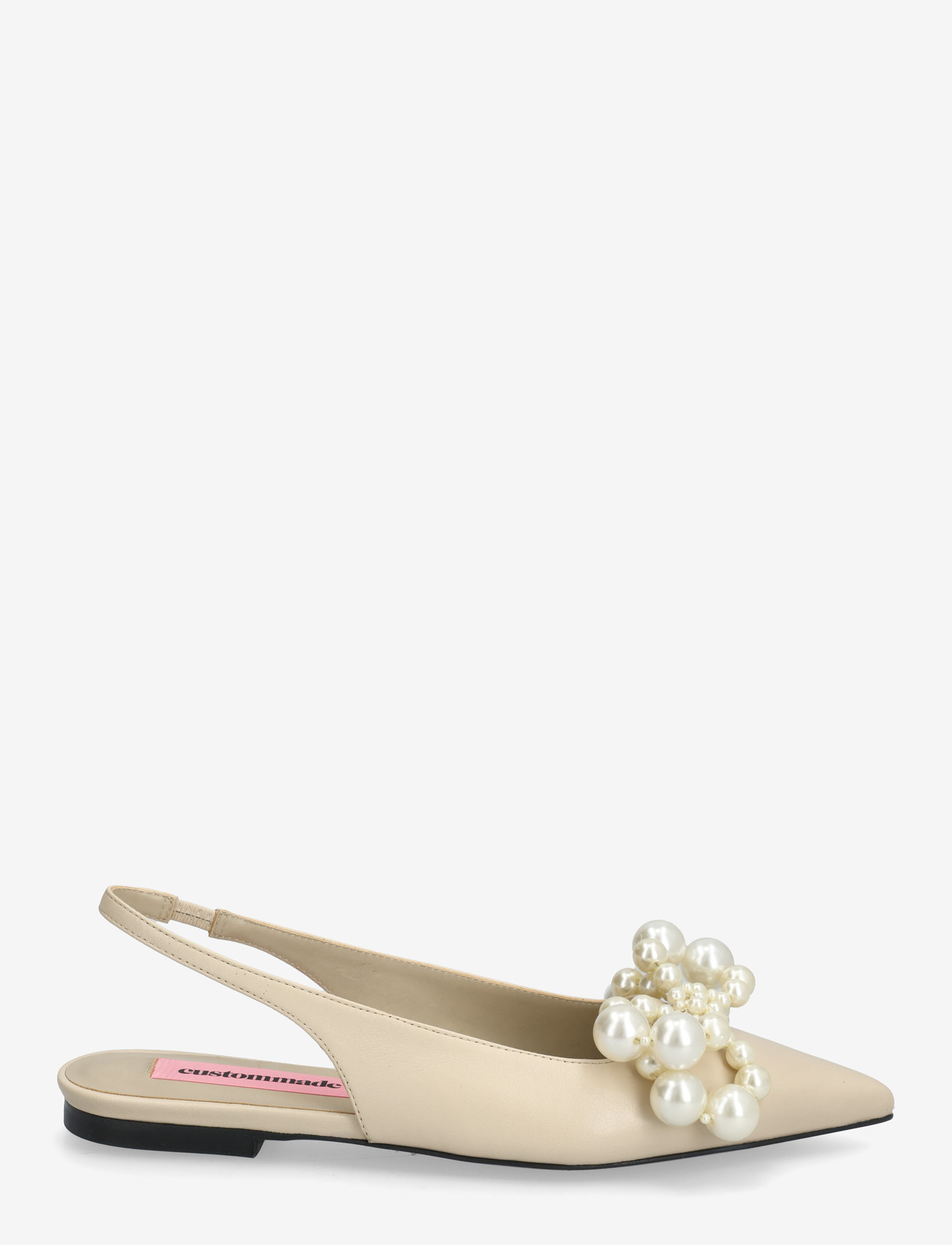 Custommade - Fiona Pearl - flache slingbacks - cream - 1