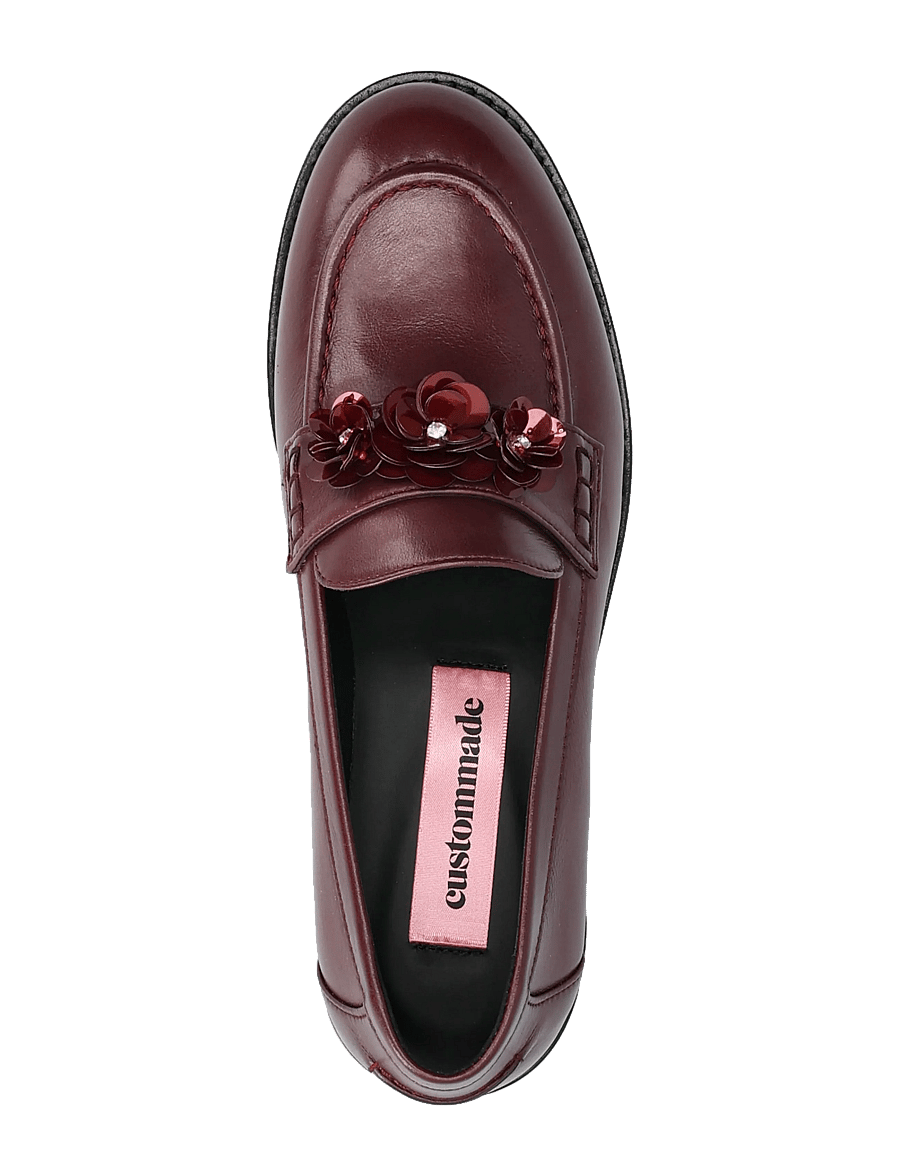 Custommade - Carmen Bloom - mokassiinid - burgundy - 3