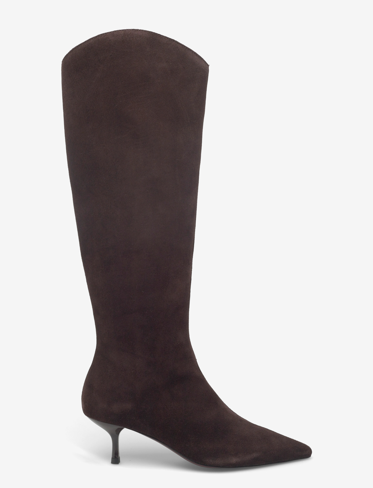 Custommade - Eleya Suede - höga stövlar - chocolate - 1