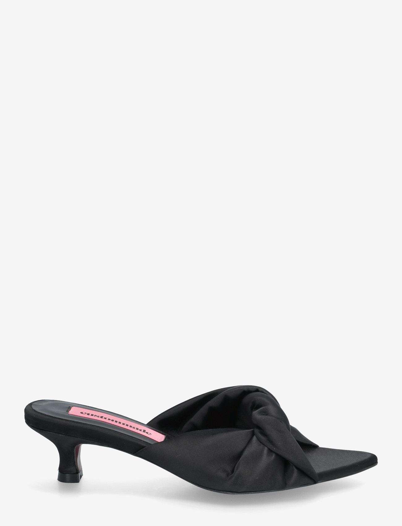 Custommade - Alia Satin - mules med hæle - black - 1
