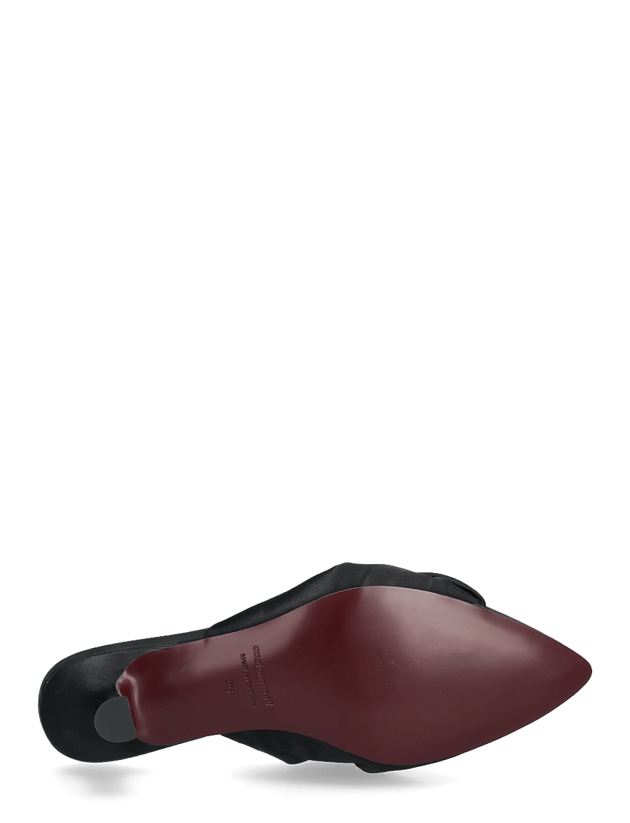 Custommade - Alia Satin - mules med hæle - black - 4