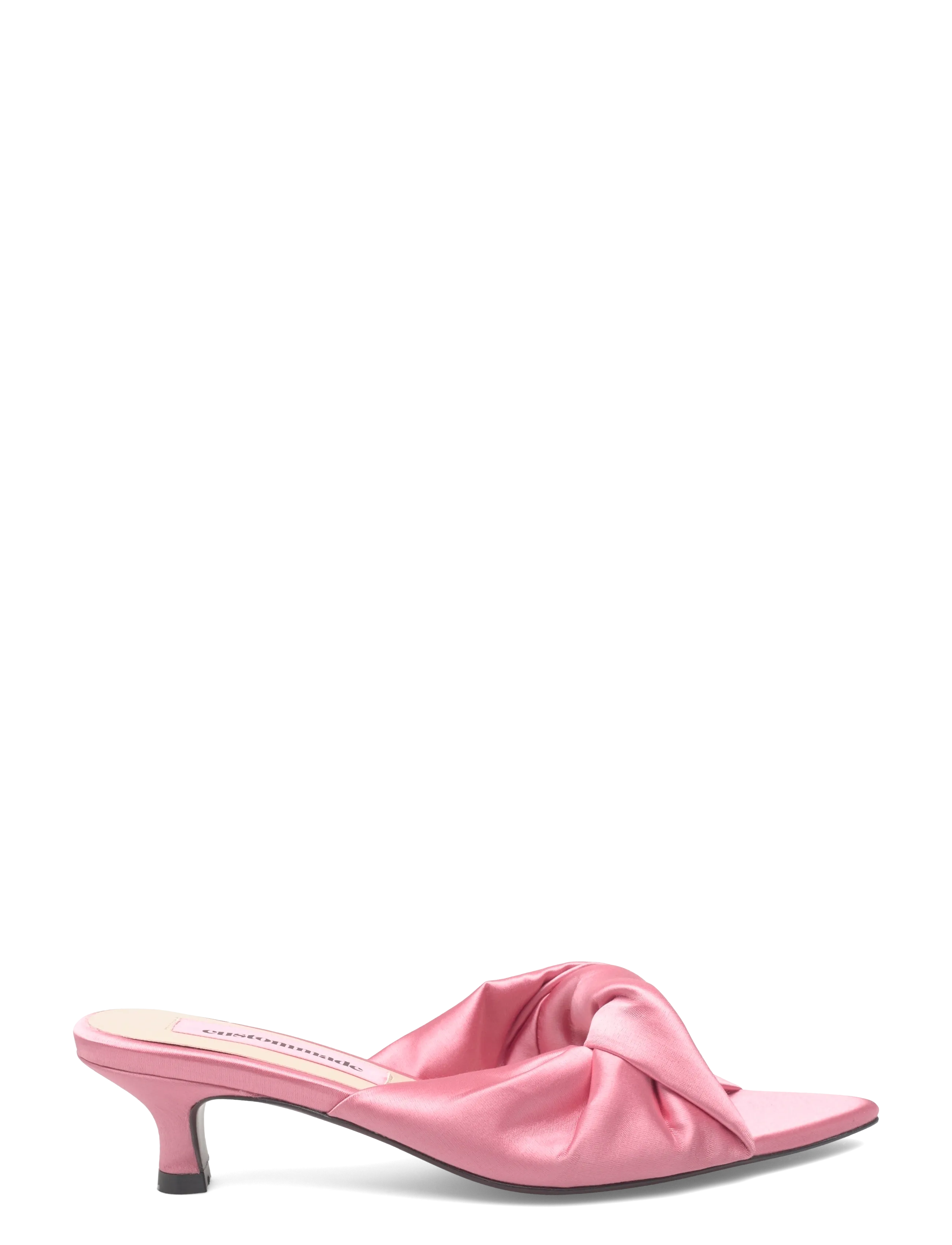 Custommade - Alia Satin - kontsaga muula-kingad - pink - 1