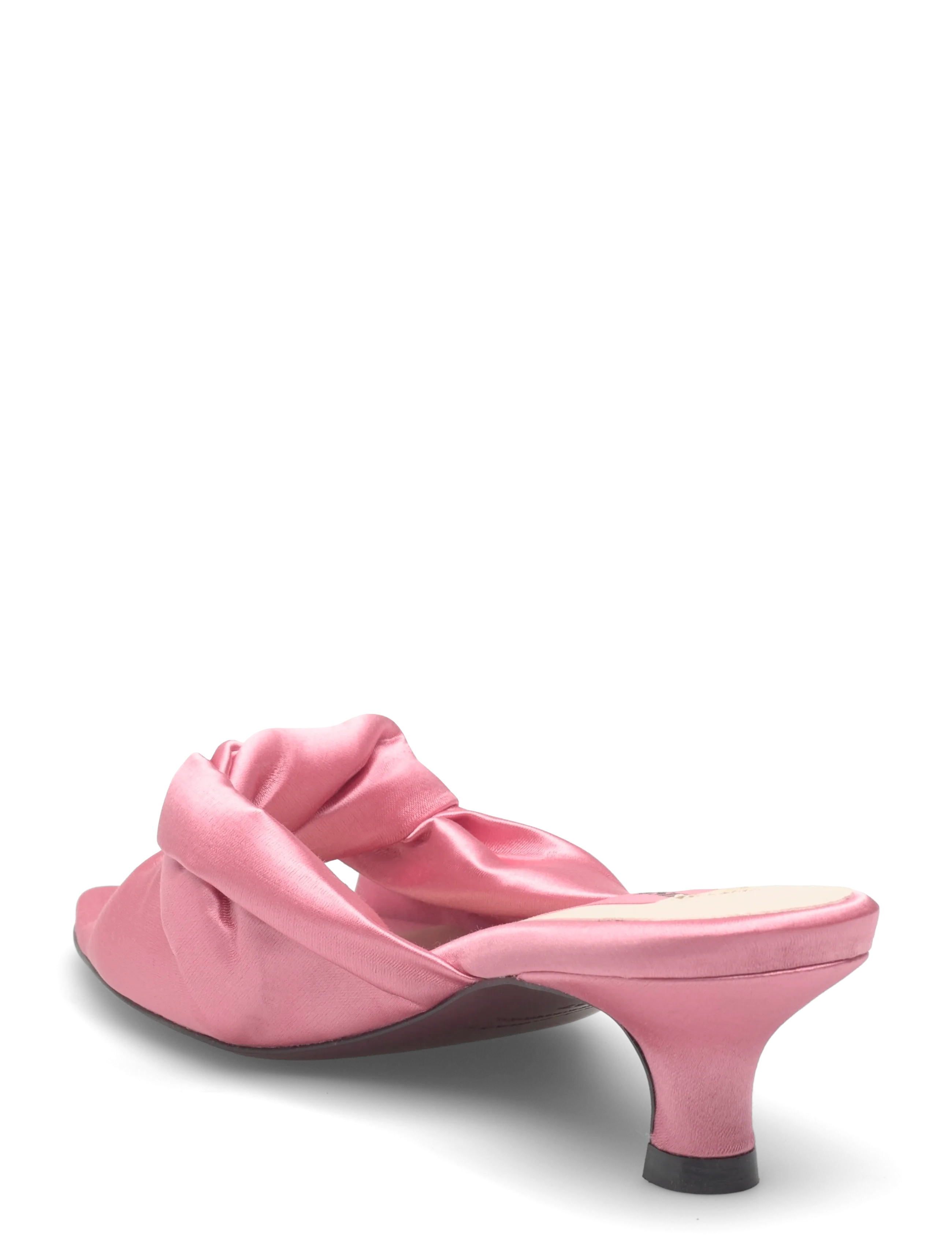 Custommade - Alia Satin - mules med klack - pink - 2