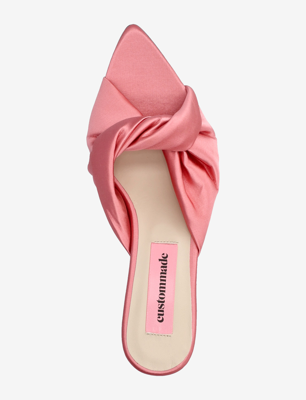 Custommade - Alia Satin - kontsaga muula-stiilis jalanõud - pink - 3