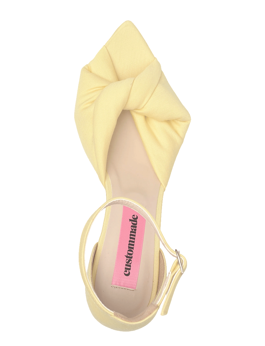 Custommade - Alice Satin - kontsakingad - creme white - 3