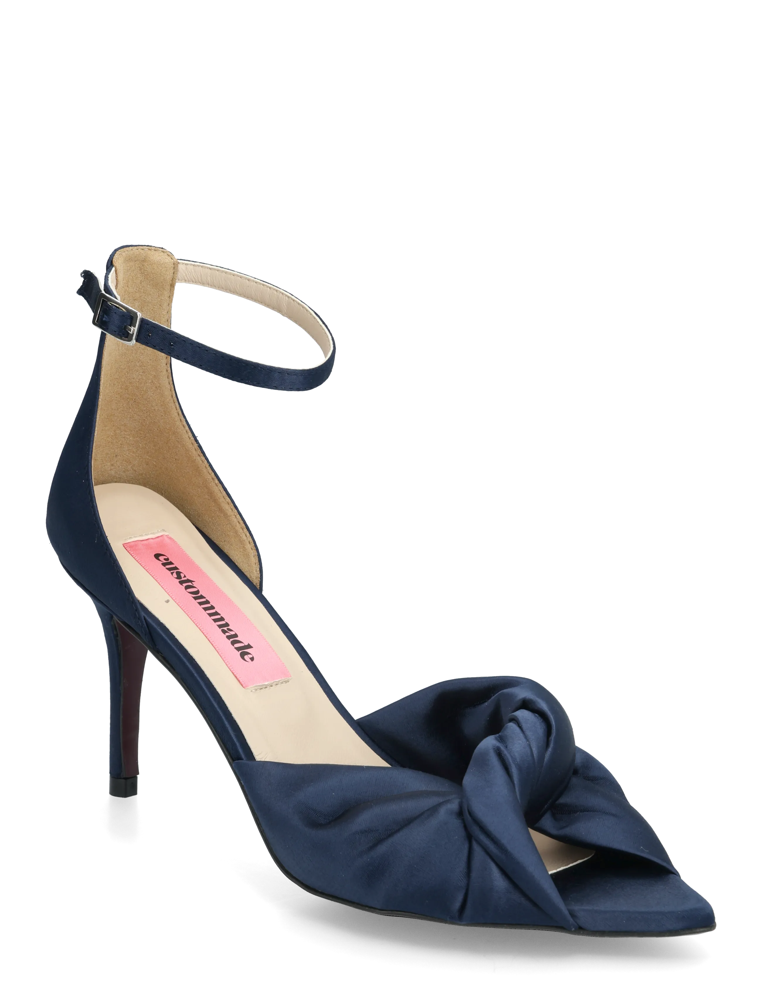 Custommade Alice Satin - Augstpapēžu sandales - MARINO / navy