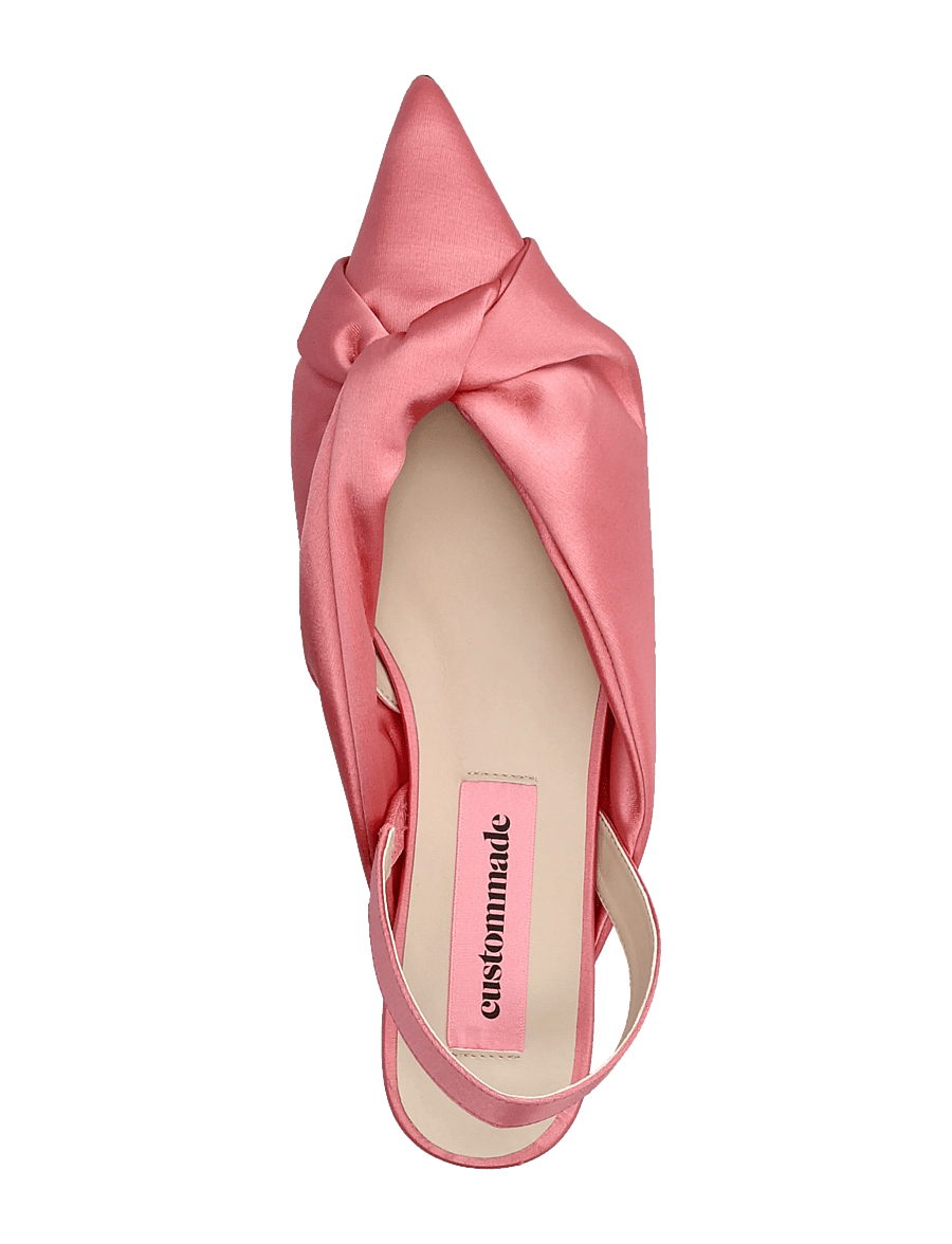 Custommade - Anna Satin - madalad sandaalid - blush - 3