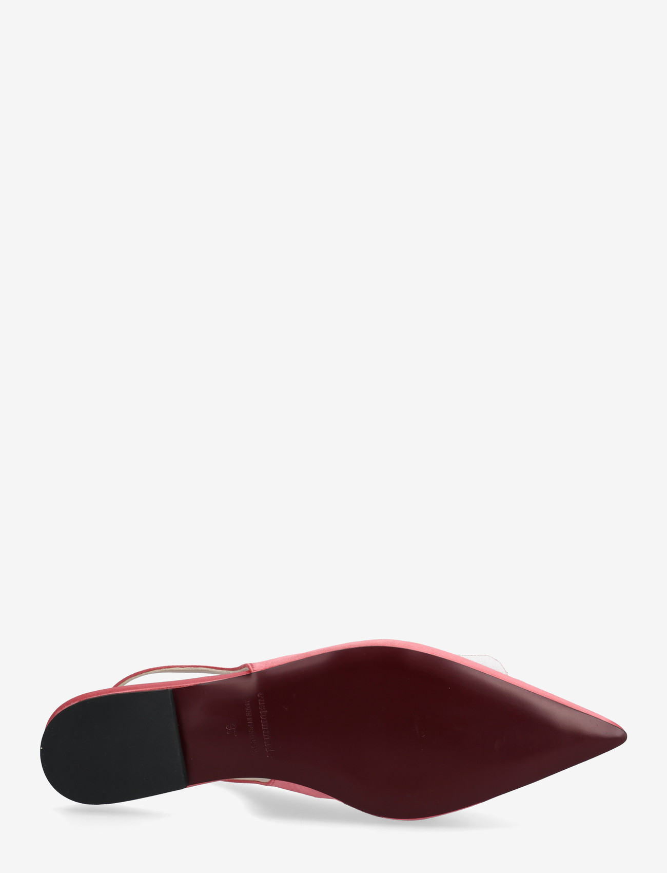 Custommade - Fiona Flower Satin - madalad slingback-kingad - blush - 4