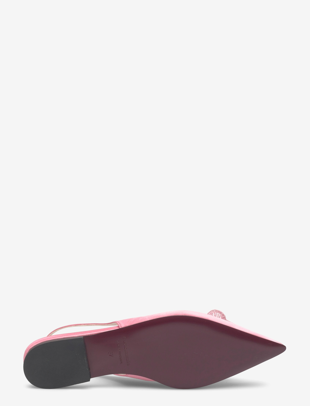 Custommade - Fiona Crystal Satin - platta slingbacks - blush - 4