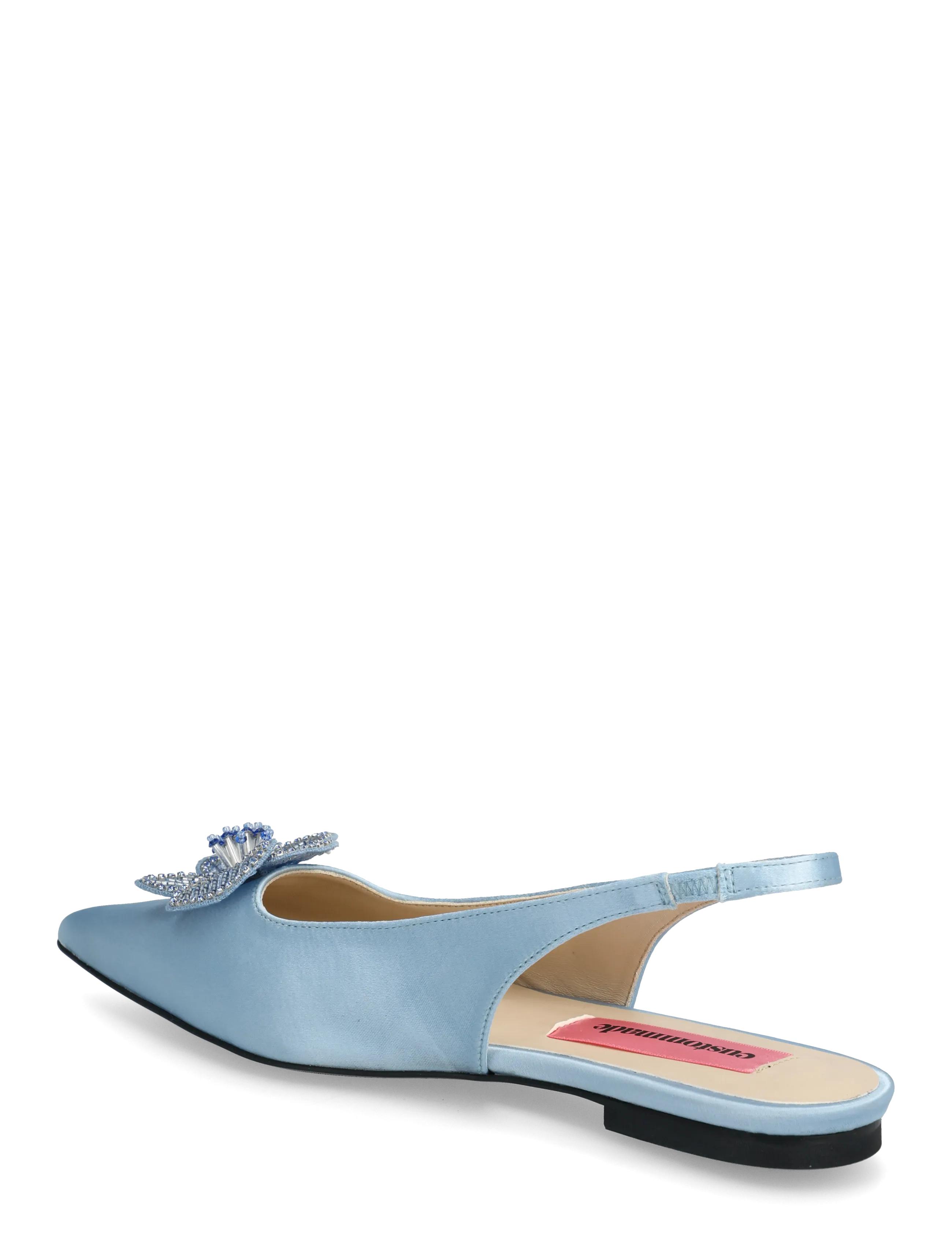 Custommade - Fiona Crystal Satin - besondere anlässe - light blue - 2