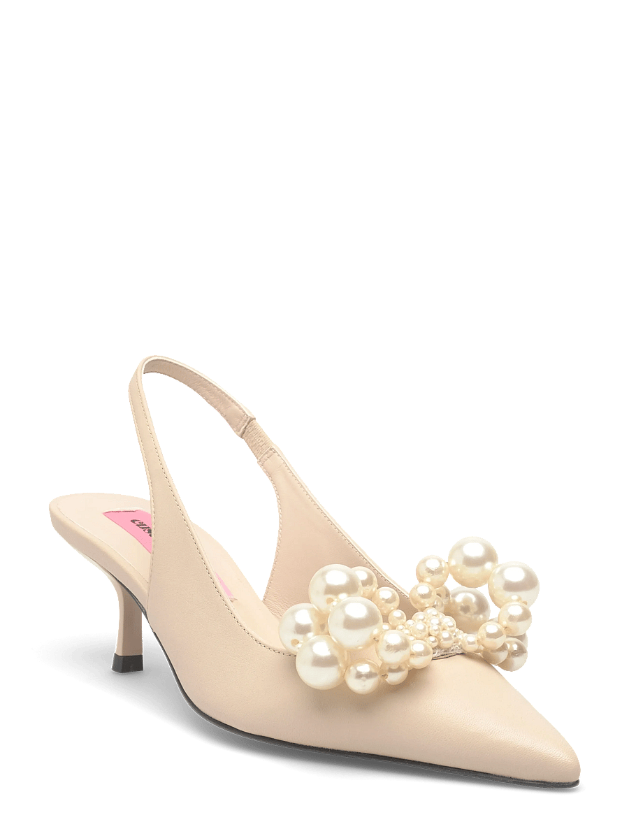 Custommade - Florence Pearl - slingbacks mit absatz - cream - 0