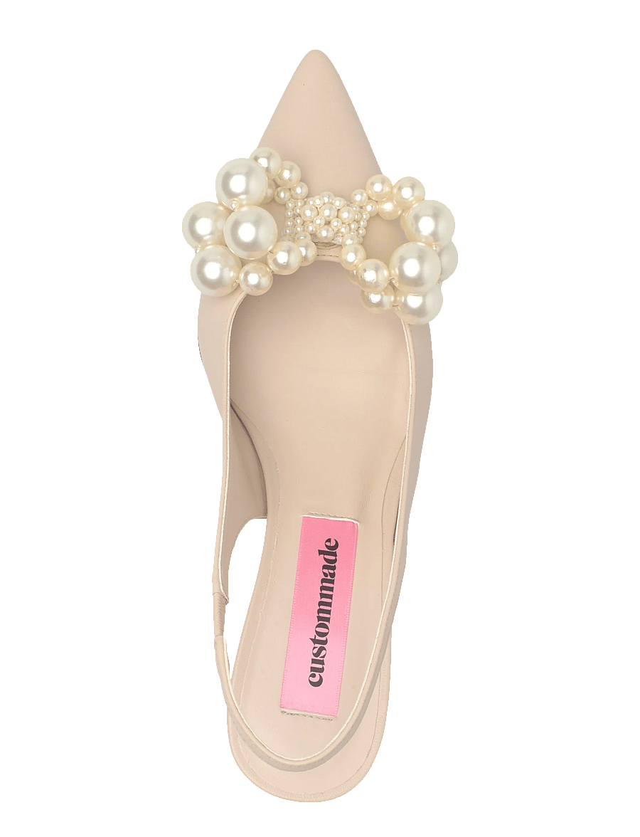Custommade - Florence Pearl - slingbacks mit absatz - cream - 3