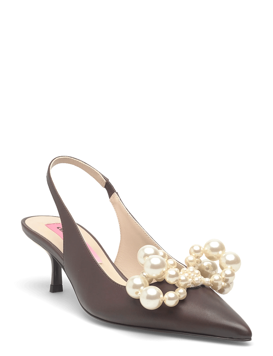 Custommade - Florence Pearl - slingbacks med hæle - slate mink - 0