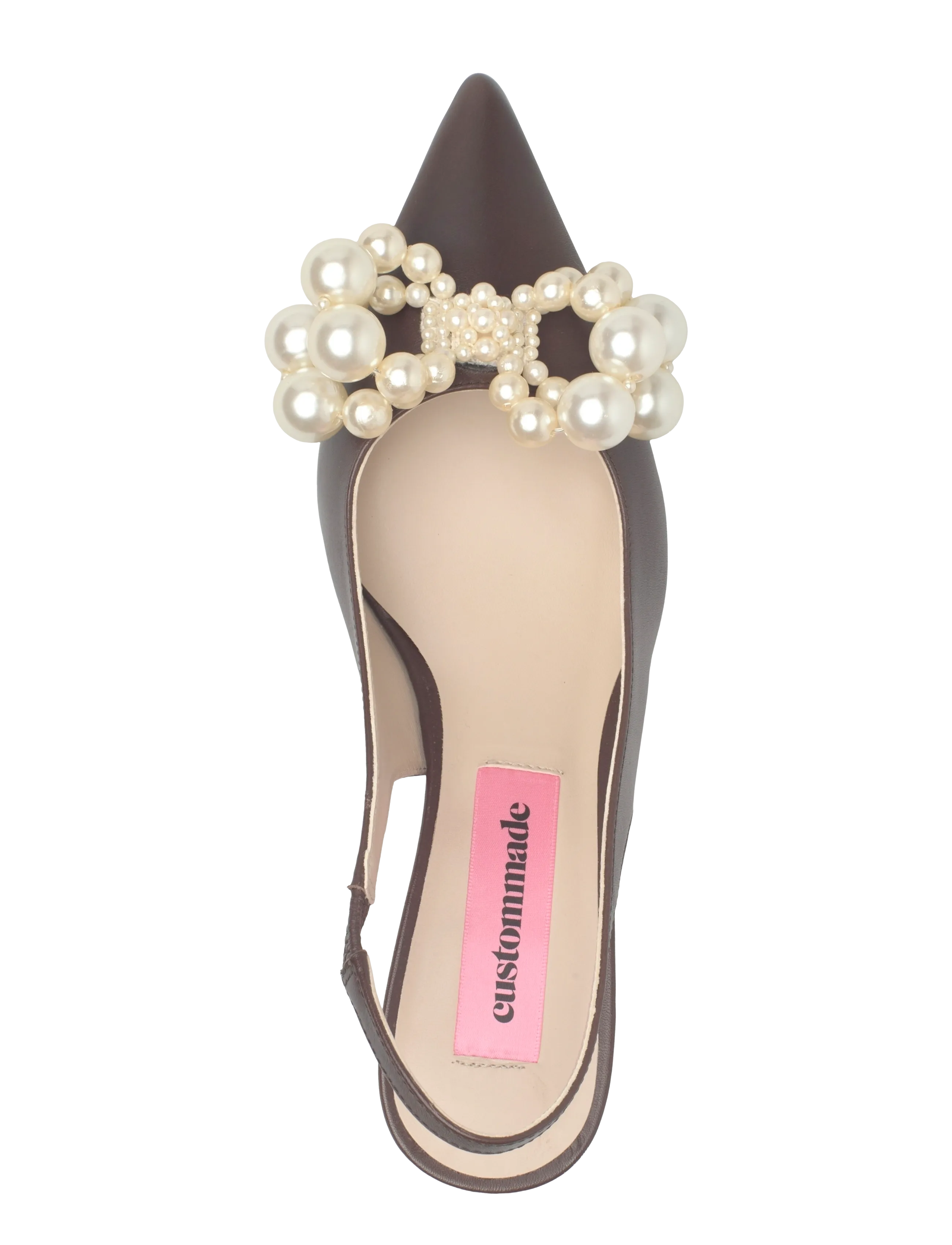 Custommade - Florence Pearl - slingbacks med hæle - slate mink - 3