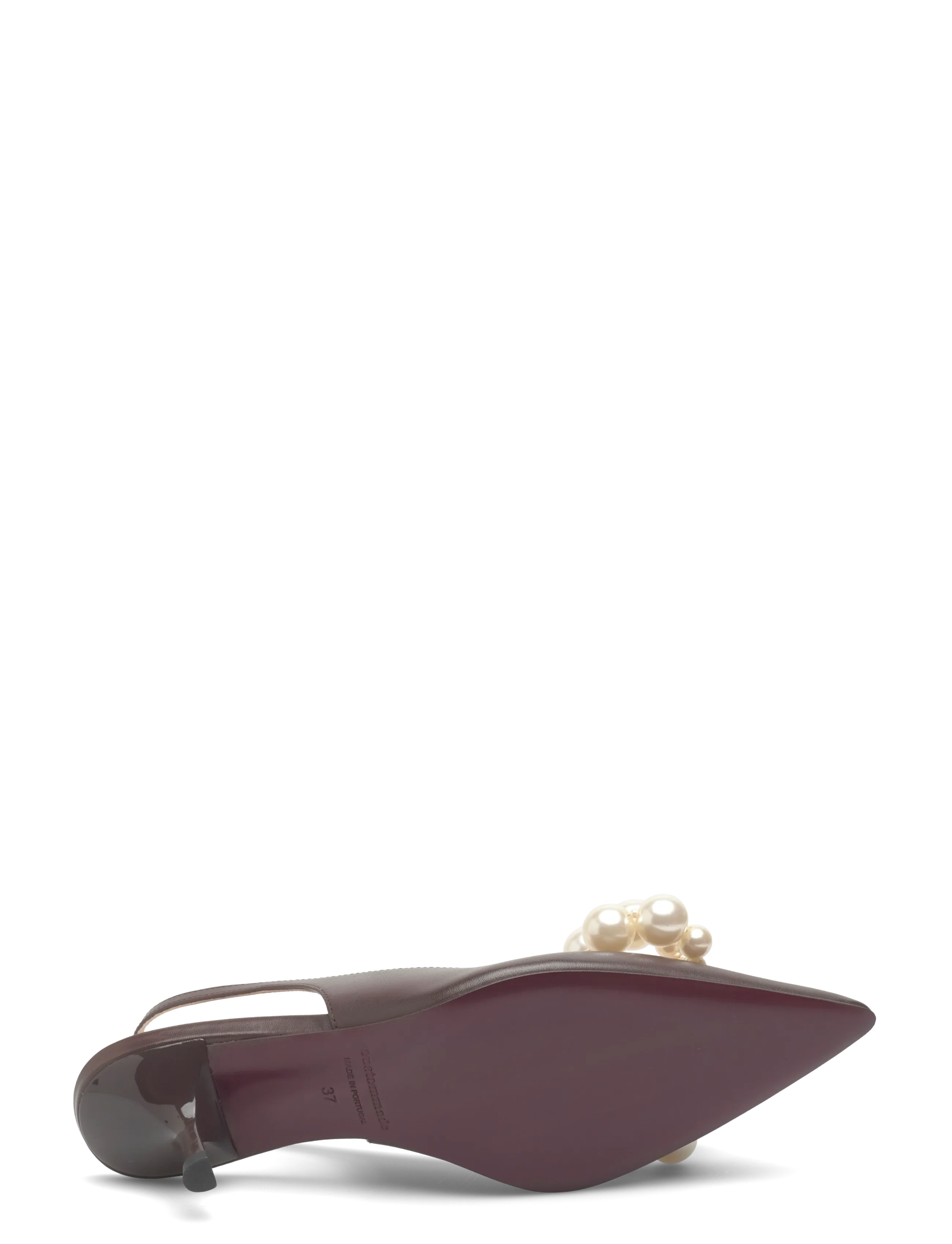 Custommade - Florence Pearl - slingbacks med hæle - slate mink - 4