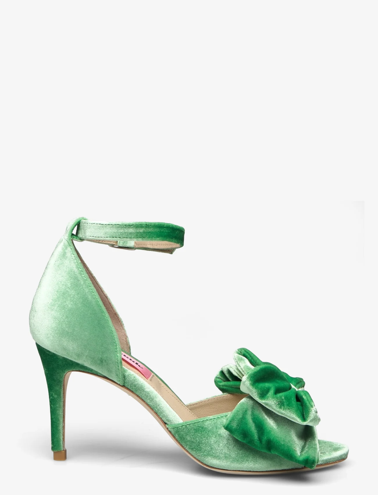 Custommade - Marita Velvet - sandaler med hæl - 311 kelly green - 1