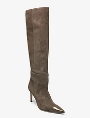 Custommade - Alia Suede - knee high boots - 309 army green - 0