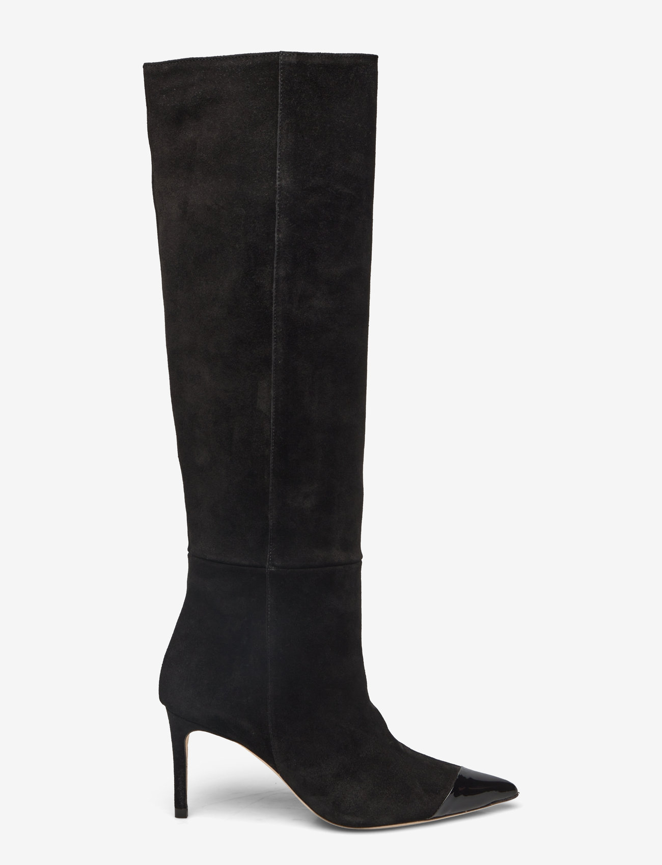 Custommade - Alia Suede - pika säärega saapad - 999 anthracite black - 1