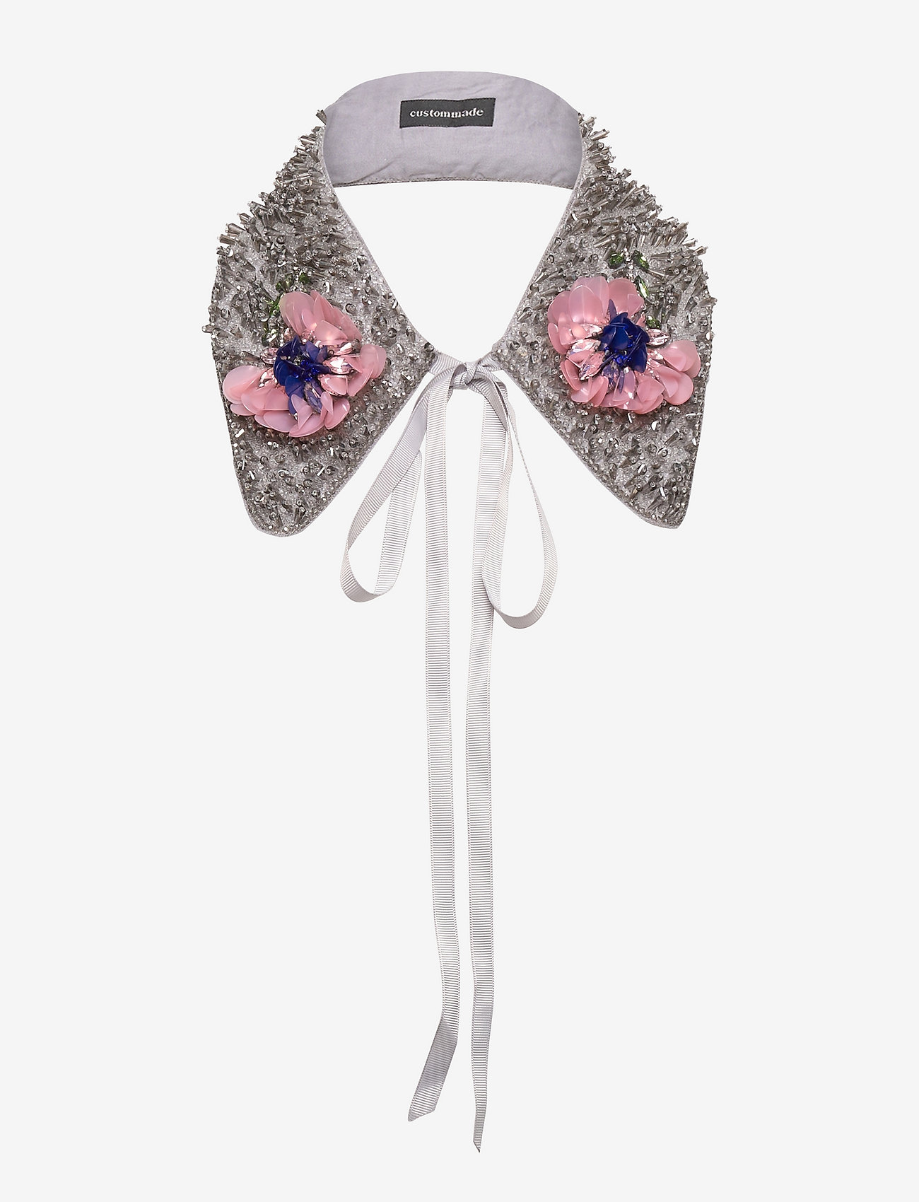 Custommade - Zada Flower - silver cloud - 0