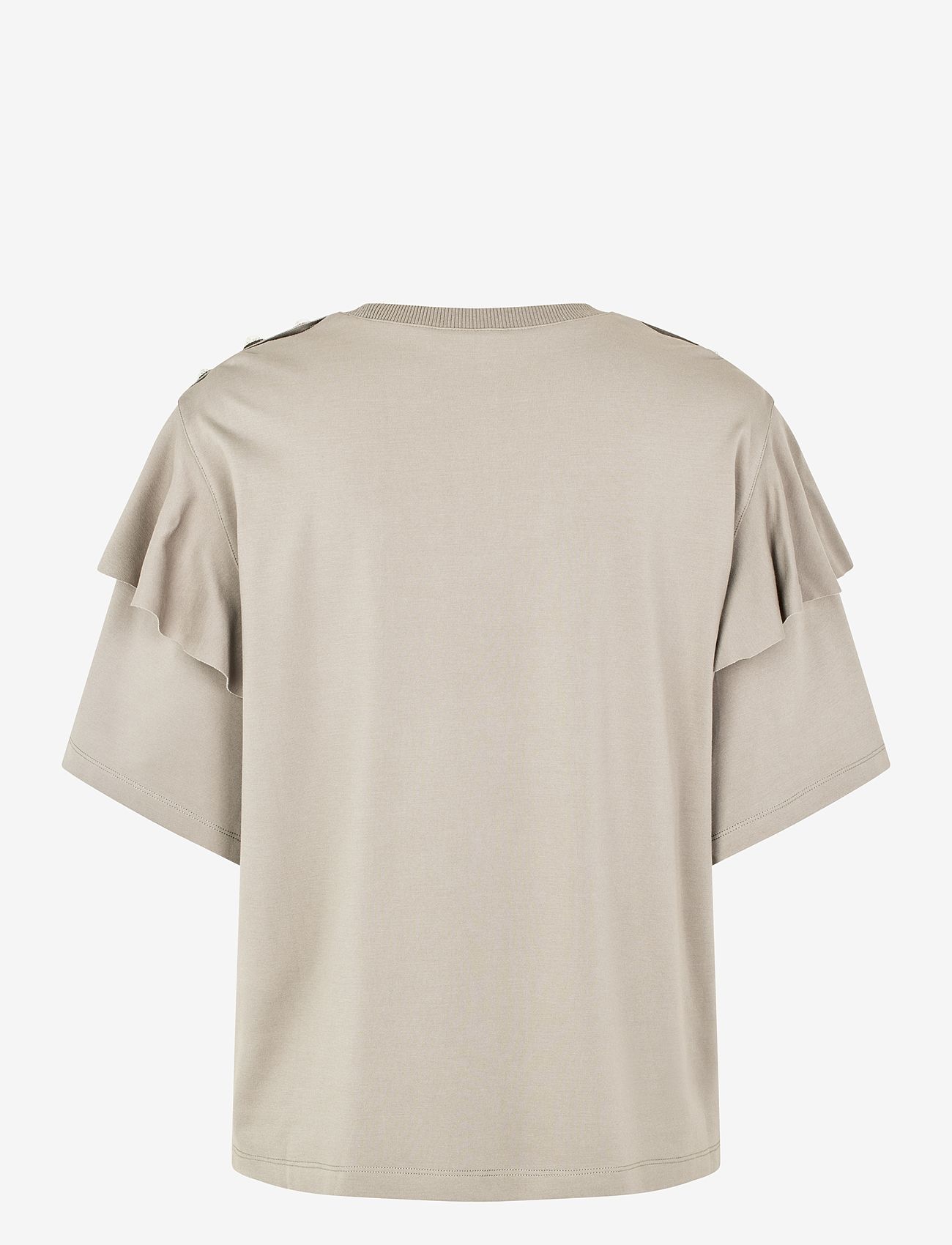 Custommade - Martina - t-shirts - 359 desert taupe - 1