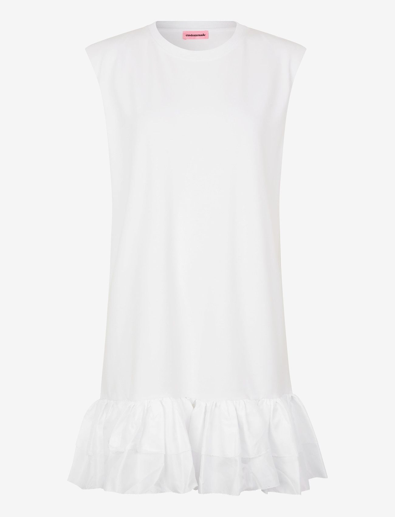 Custommade - Joan - t-shirt-kleider - 001 bright white - 0