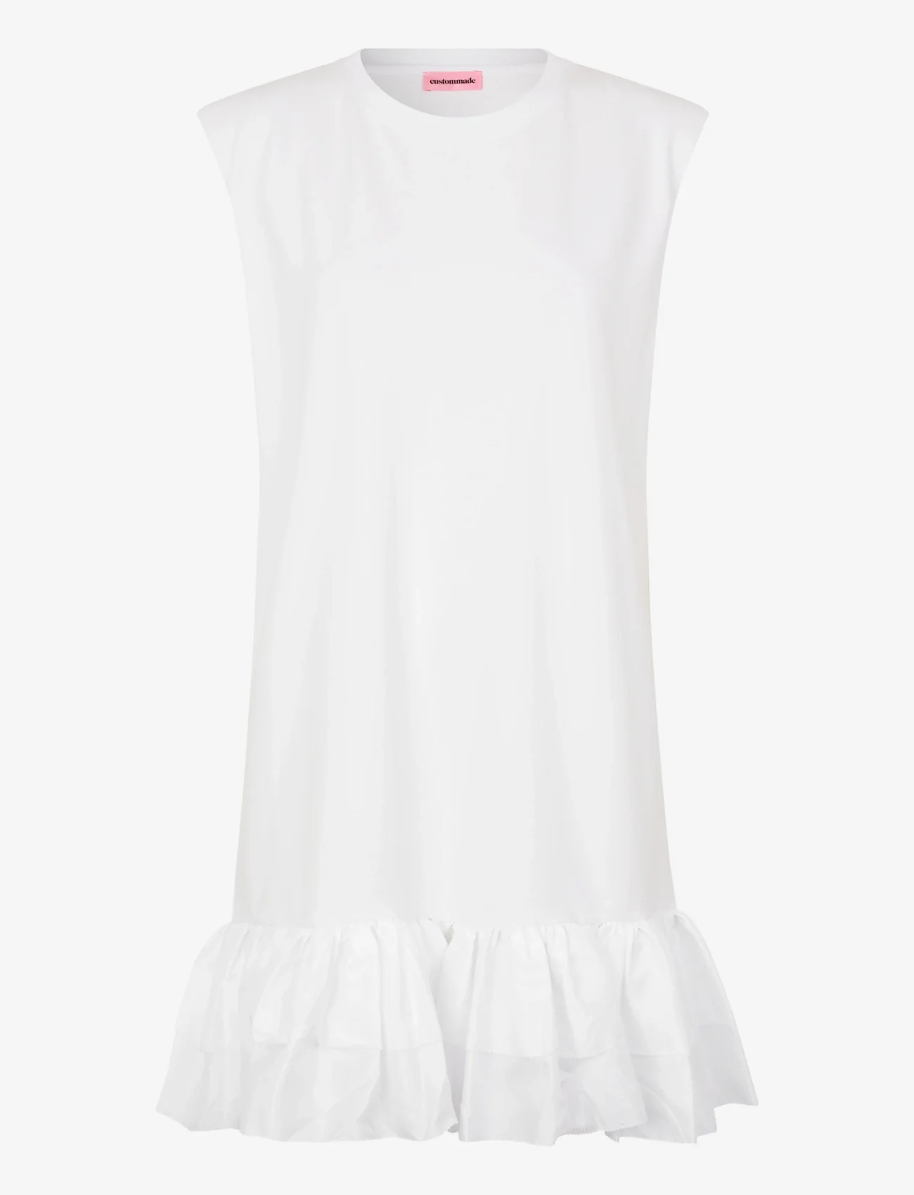 Custommade - Joan - t-skjortekjoler - 001 bright white - 0