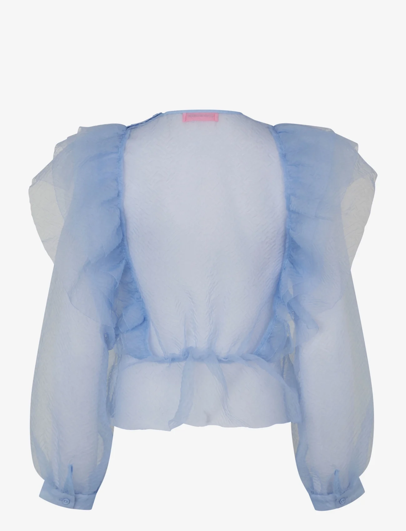 Custommade - Delphina - long-sleeved blouses - 417 halogen blue - 1