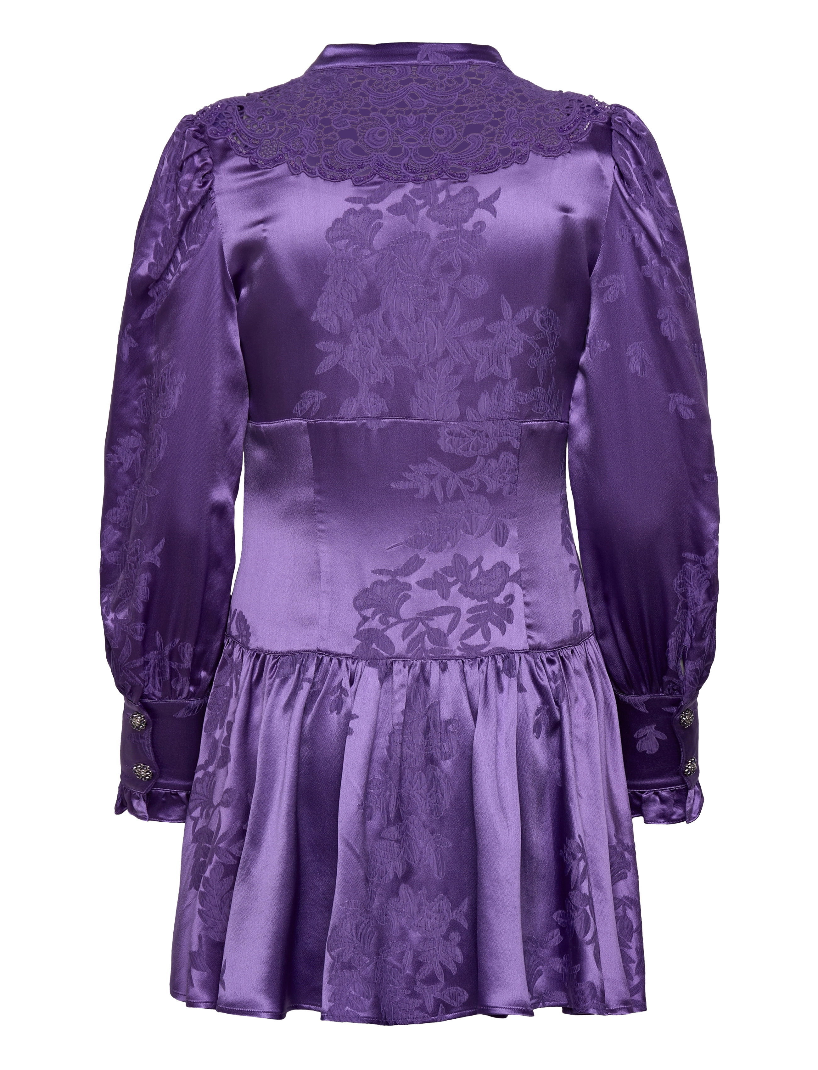 Custommade - Livah BY NBS - lyhyet mekot - 268 deep lavender - 1