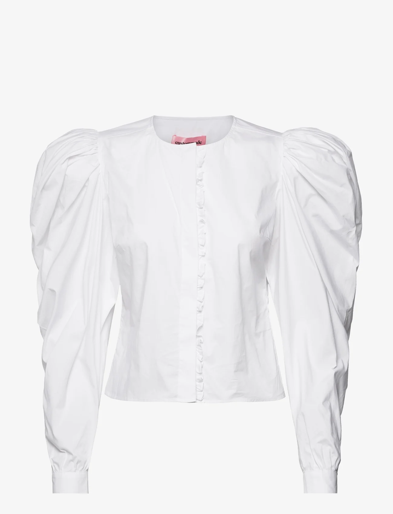 Custommade - Beri - bluzki z długimi rękawami - 001 bright white - 0