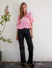 Custommade - Darine - short-sleeved blouses - 157 sea pink - 2