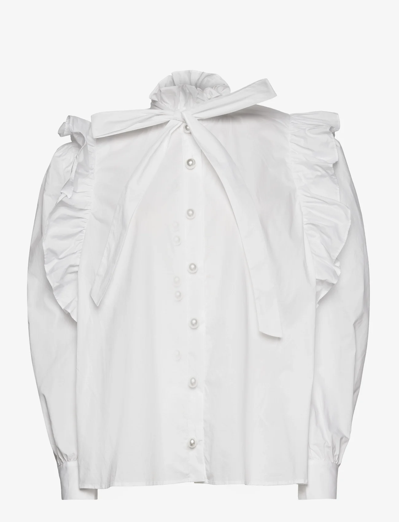 Custommade - Denja - palaidinės ilgomis rankovėmis - 001 bright white - 0