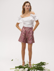 Custommade - Dilvia - blouses korte mouwen - 001 bright white - 2
