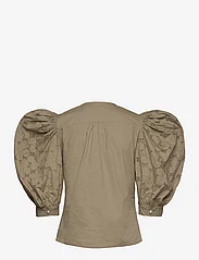 Custommade - Bertina - short-sleeved blouses - 344 mermaid green - 1